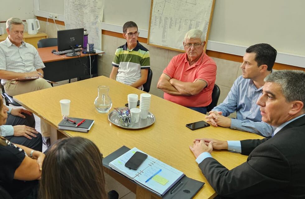 Inseguridad: Carlos Vottero se reunió con epresentantes de Humberto 1°