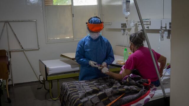 Hospital de La Paz Arturo Illia, tiene pocos pacientes en observación con covid positivo.