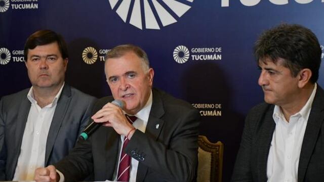 Osvaldo Jaldo, gobernador de Tucumán.