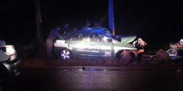 Alba Posse: chocó vehículo de Gendarmería Nacional y tres ocupantes resultaron heridos.