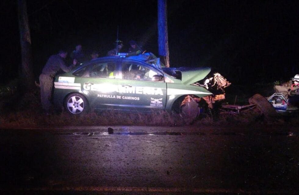 Alba Posse: chocó vehículo de Gendarmería Nacional y tres ocupantes resultaron heridos