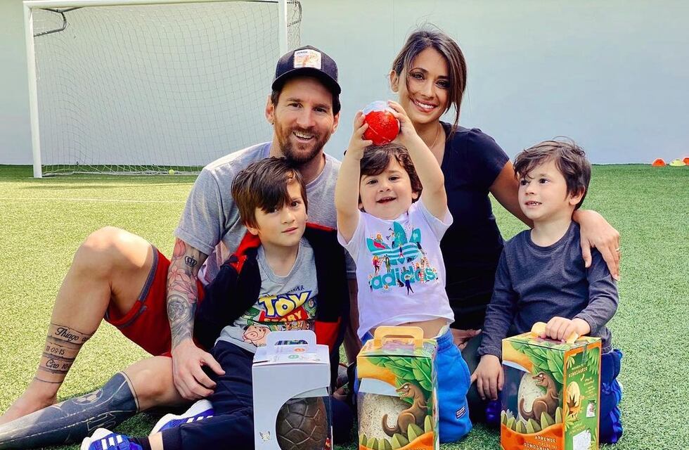 El divertido video que nadie vio de Mateo y Ciro Messi en la presentación de Leo en el PSG