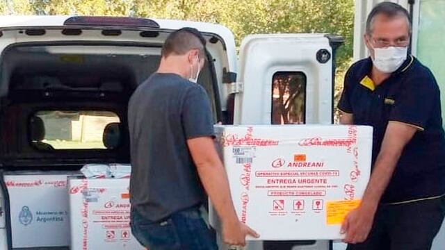 El arribo de 700 dosis a General Pico (APN)