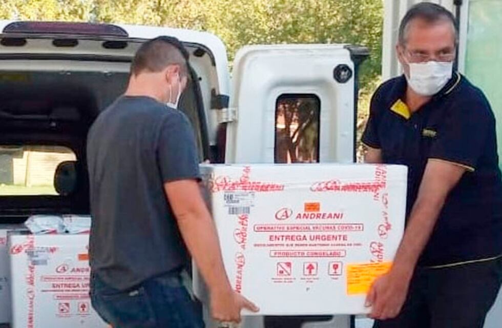 Arribó a La Pampa otra remesa de 4.500 dosis de vacunas Sputnik V