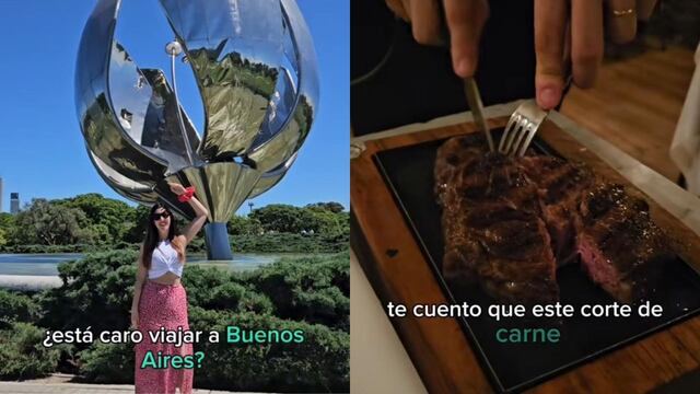 Mostró en Tiktok los precios de los restaurantes.
