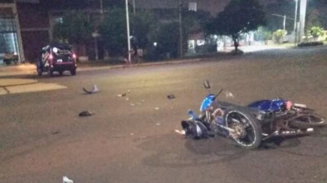 Accidente vial en Posadas dejó un saldo de dos heridos.