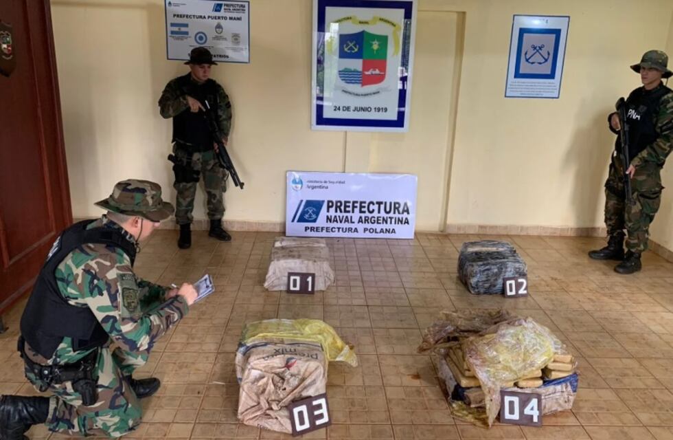 Millonario cargamento de marihuana fue hallado en Colonia Polana