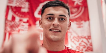 Ramón Sosa en Inglaterra. No se fue bien de Talleres (Prensa NF).