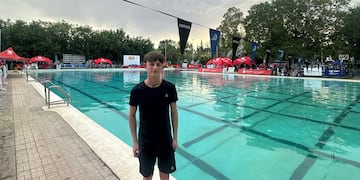 Benicio Murúa Guyón nadador Deportivo y Cultural Arroyito