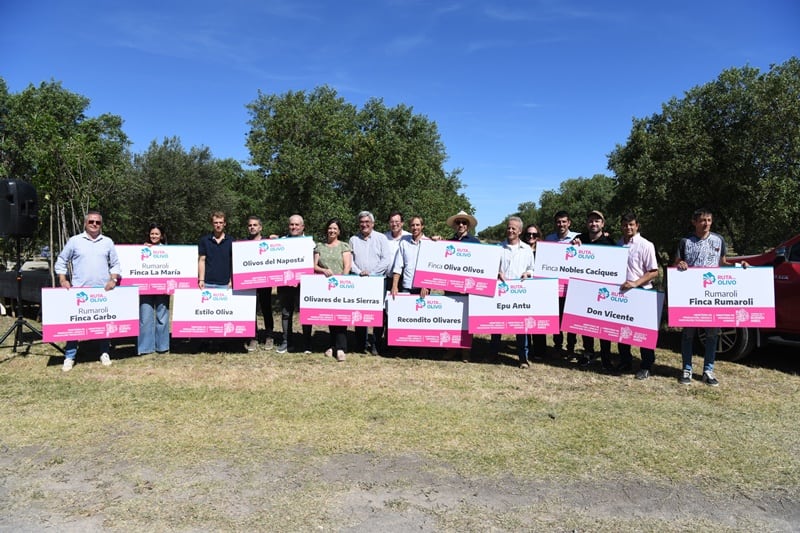 Javier Rodríguez inauguró la Ruta del Olivo: “Nuestra apuesta siempre es por la producción, con los pies en la tierra”