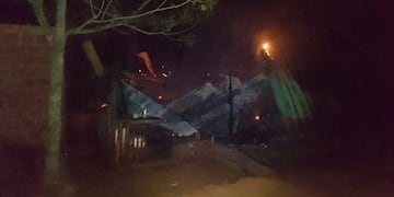 Incendio en vivienda de Jardín América