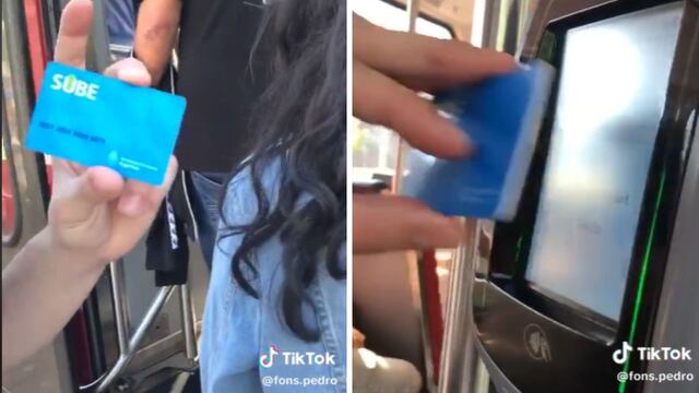 INSÓLITO: es argentino, pagó en Europa con la SUBE y el truco se hizo viral en TikTok