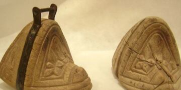 Estribos "Chancho", se encuentra en el Museo Histórico de Lavalle.