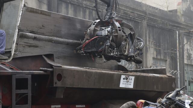 Compactación de vehículos en desuso