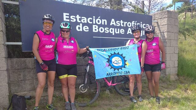 Mujeres ciclistas de Arroyito cumplieron con el desafío de unir Arroyito con Alta Gracia