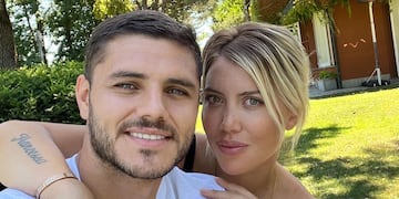 Mauro Icardi y Wanda Nara.