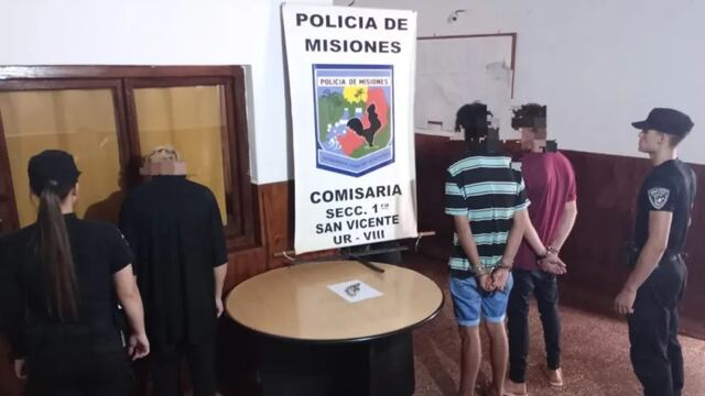 Intento de robo con arma de fuego en San Vicente termina con la detención de tres jóvenes.