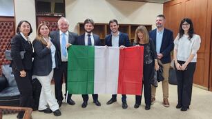 el intendente Leonardo Viotti recibió en su despacho al Cónsul general de Italia – Rosario, Marco Bocchi