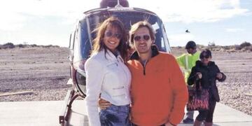 Pamela Sosa y Lotocki cuando eran pareja.