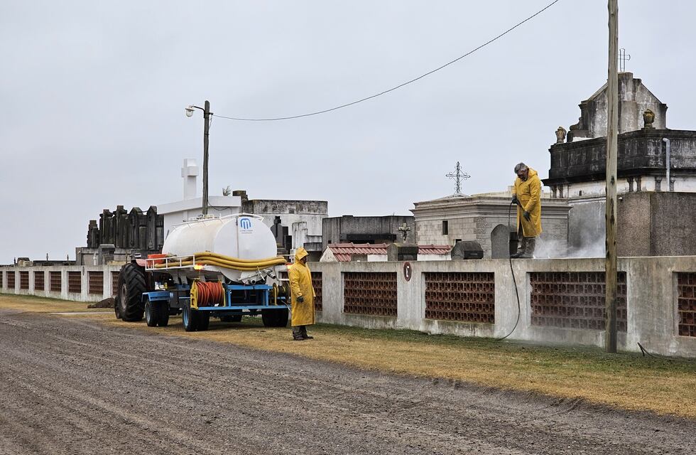 Se trabaja en mejoras para el Cementerio Comunal de Humberto Primo