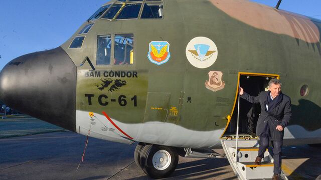 La denuncia del Gobierno de Bolivia contra el de Mauricio Macri por haber enviado en 2019 de manera clandestina material bélico para reprimir protestas sociales ante el golpe de Estado contra Evo Morales (Télam )