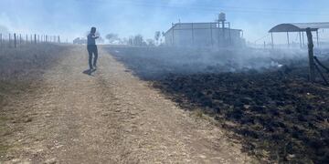 Un nuevo foco se desató en La Serranita.