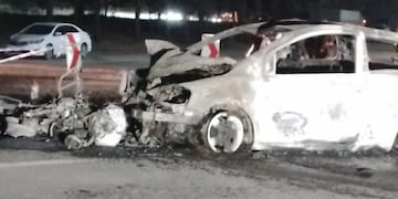 Accidente ruta 19 en El Fuertecito