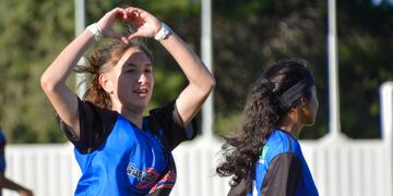 Sofía Mattos convirtió el gol de la victoria de Puerto Belgrano ante Municipales. (Foto: Círculo Central).