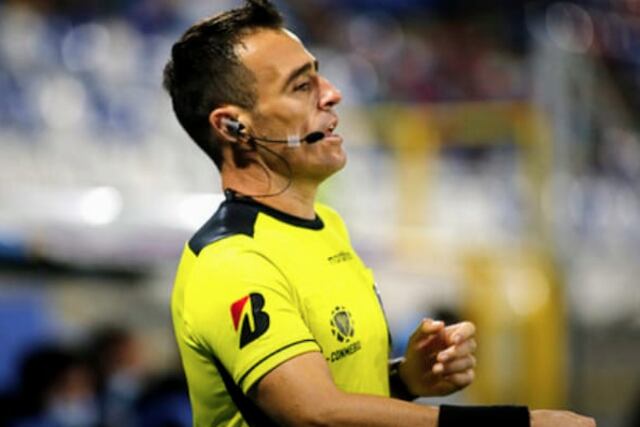 Cristian Navarro, árbitro de Mendoza que es parte del cuerpo arbitral de la Copa América Brasil 2021.