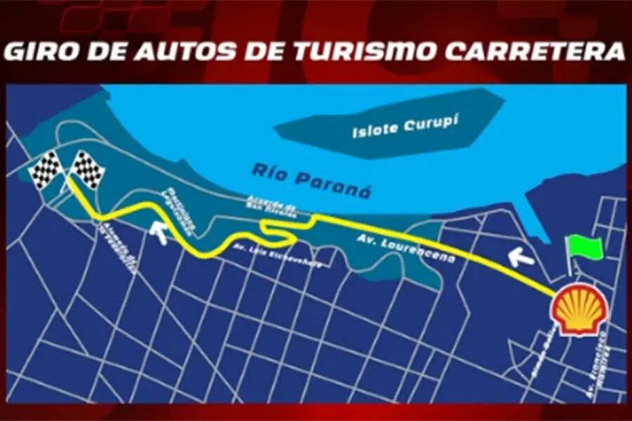 Los autos del TC rugen por las calles de Paraná.