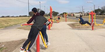 Se instalaron nuevos "Punto Sano" en barrios rafaelinos