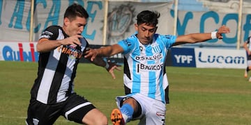 El Mono Blanco, figura en el Racing puntero de la Tota Medina (Foto: Prensa Racing).