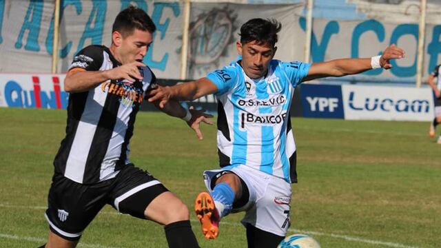 El Mono Blanco, figura en el Racing puntero de la Tota Medina (Foto: Prensa Racing).