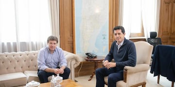 El gobernador Melella mantuvo un encuentro con el ministro Wado de Pedro