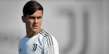 Paulo Dybala, en su regreso al entrenamiento con la Juve, el 10 de agosto de 2021.
