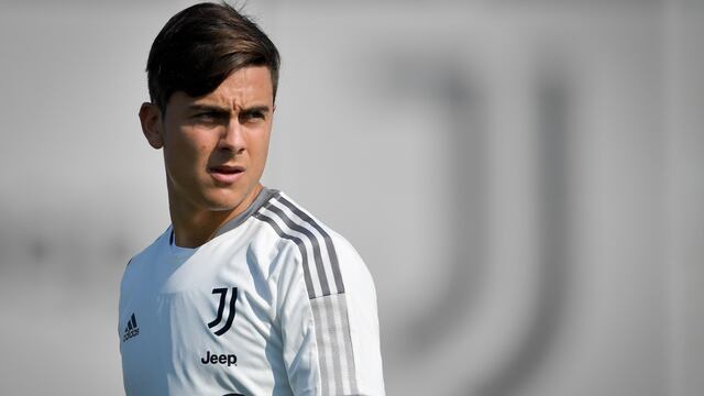 Paulo Dybala, en su regreso al entrenamiento con la Juve, el 10 de agosto de 2021.
