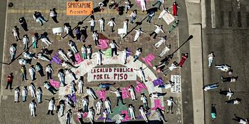 Reclamo de médicos en Neuquén (Facebook - Siprosapune-Fesprosa).