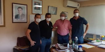 Realizan relevamiento para la perforación de un pozo de agua en el km 18 de Eldorado.