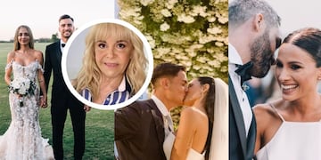 Estas son las bodas de los famosos que organizó Claudia Villafañe