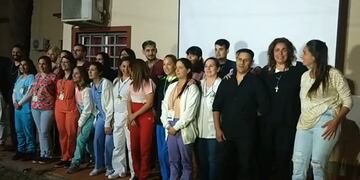 El personal de la Unidad de Cuidados Intensivos Pediátrica del Hospital de Rafaela