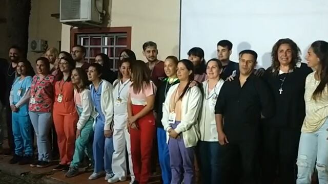 El personal de la Unidad de Cuidados Intensivos Pediátrica del Hospital de Rafaela