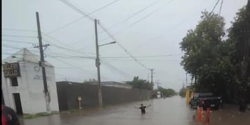 Delfín Gallo fue una de las zonas más afectadas por el temporal. (Captura Facebook)