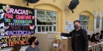 Votó Víctor Morlan: “confiamos en que los ciudadanos son artífices de su destino mediante el voto libre” (Víctor Morlan)