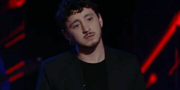 El joven de 26 años se destacó con su interpretación de "Volver a empezar".
