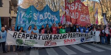 En Rosario se llevó a cabo una importante movilización la semana anterior.