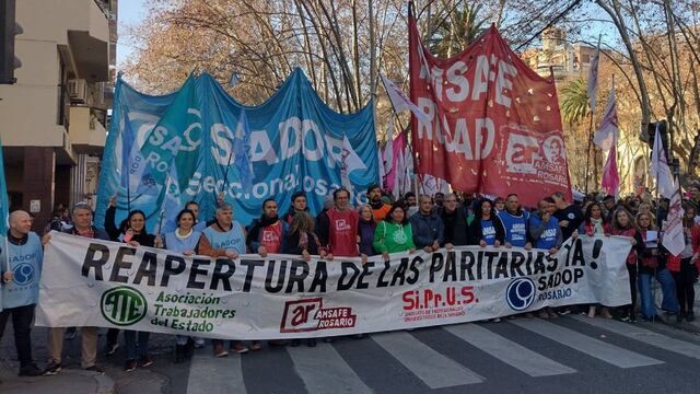 En Rosario se llevó a cabo una importante movilización la semana anterior.