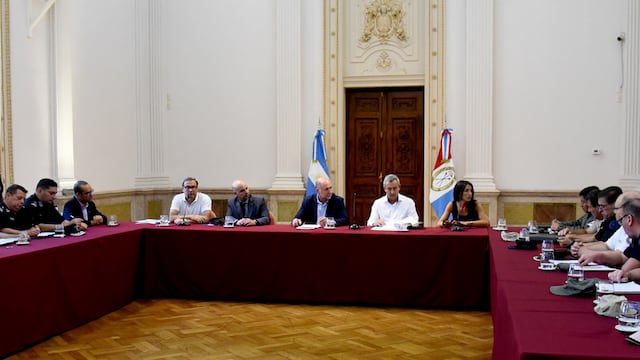 El intendente y el gobernador estuvieron con las fuerzas federales y provinciales
