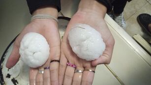 Probable caída de granizo en Córdoba. (Gentileza)