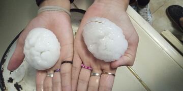 Probable caída de granizo en Córdoba. (Gentileza)