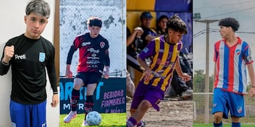 Alejo Albarracín, Zlatan Theaux, Thiago Aranda y Samuel Escalante., puntaltenses convocados a la Selección Sub 15 de la Liga del Sur.